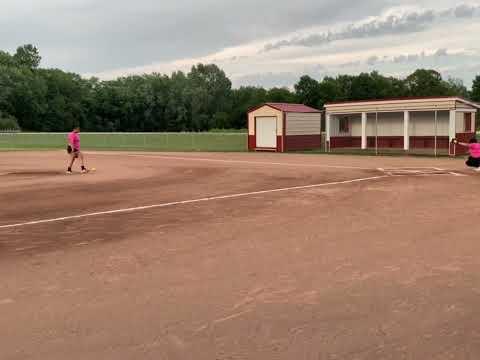 Video of Pitching practice 