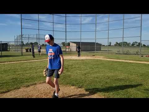 Video of Alex Easton left handed pitching summer 2020