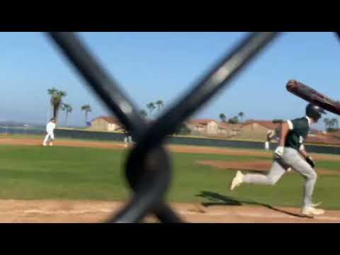 Video of 2 RBI Single to Right. 2/4 on the day against Coronado HS