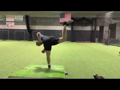 Video of Sam Saccomanno pitching skills #1