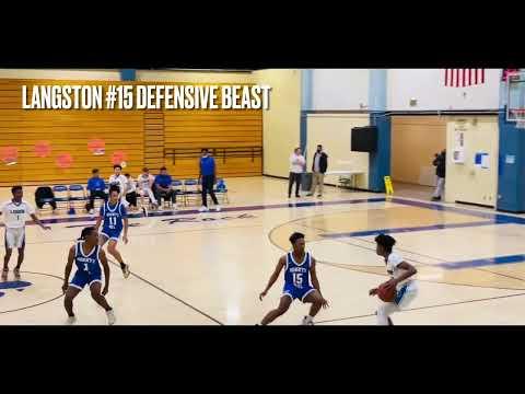 Video of Langston #15 2/3/2022 current skills