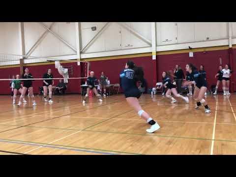 Video of 18u Open Smack Power Series #47 Blue Jersey Serve-Back Row