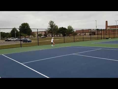 Video of Backhand serve returns