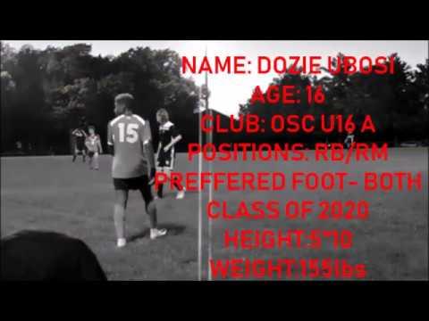 Video of Dozie Ubosi 2017/2018 