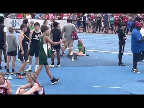 Video of 1600m State Middle School Championship - PR and 2nd place finish.