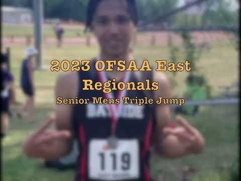 Video of OFSSA East Regionals Triple Jump (01/06/23)