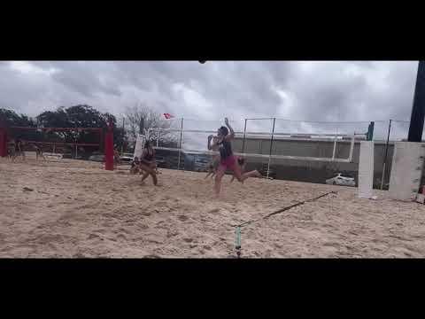 Video of sand volleyball highlight