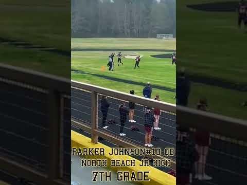 Video of *Best quality* Parker Johnson QB # 10 North Beach JR SR Highschool Ocean Shores WA