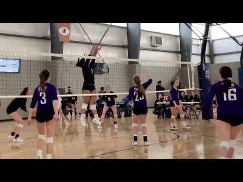 Video of Michaela Booker #1 MB/Opp Hitter - ACE Smack 15 