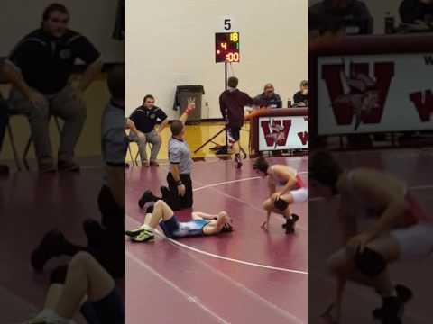 Video of Clayton Williams,  Wrestling 120 Pounds , 1/6/17