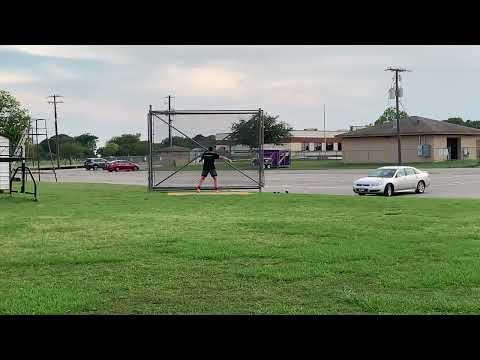 Video of 145-150 ft practice throw