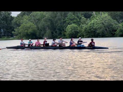 Video of I'm rowing seven seat on the Connecticut river with Central Connecticut Rowing