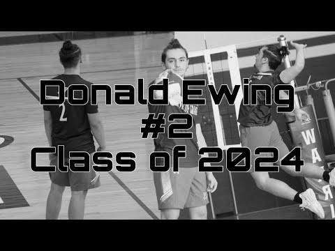 Video of Donald Ewing End Season Highlight Reel