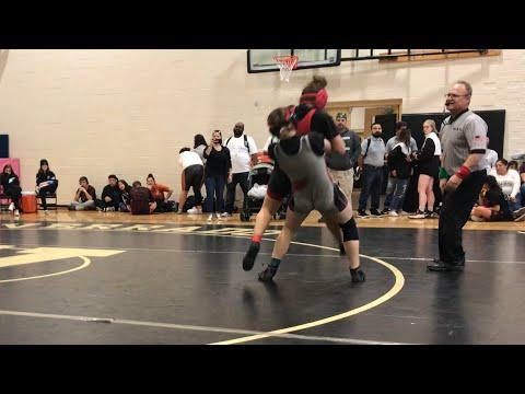 Video of Olivia Bauer Verrado Wrestling Tournament Semi-Final (19-20)