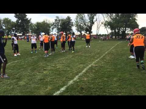 Video of Bryan McKay at Top Gun Showcase – inside and outside moves - sacking QB 10th-12th time 