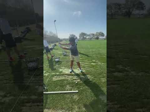 Video of Golf swing front side view