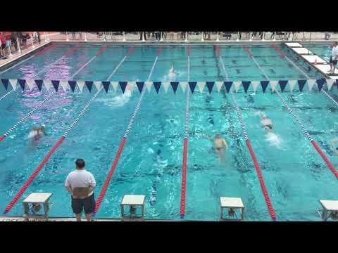 Video of MPSSAA South Region Championship (100Y Back / Lane 4 / Blue Cap) 