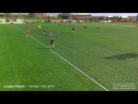 Video of Langley Mayers (#22 Navy) 10/19/19 Great settle, change of pace and vision vs Mich Hawks U15 ECNL