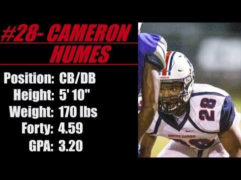 Video of Cameron Humes DB/CB 2021 