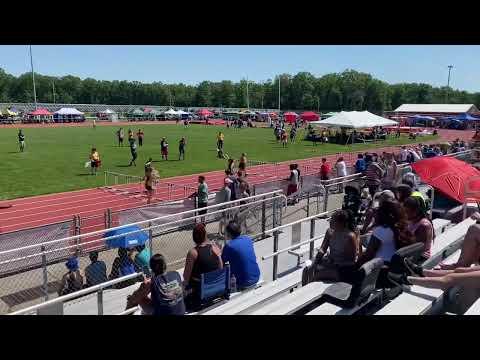 Video of Sectionals 2022: 100m hurdle trials, Lane 4