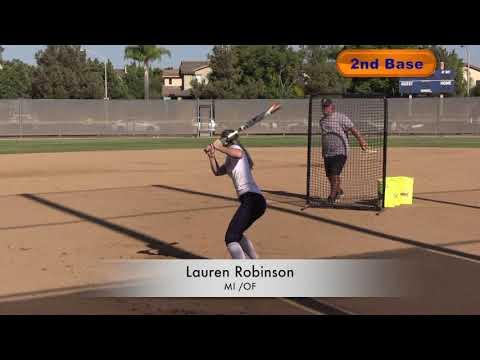 Video of Lauren Robinson 2020 MI / OF EC Bullets CA 2020