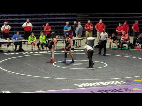 Video of TX State tourney semi-finals match 152 lbs