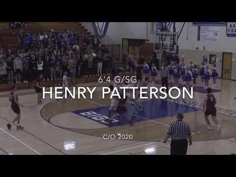 Video of Henry Patterson c/o 2020 6’4” guard