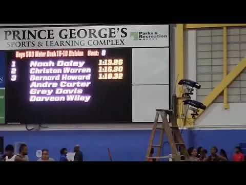 Video of Christon Warren 500 Meter