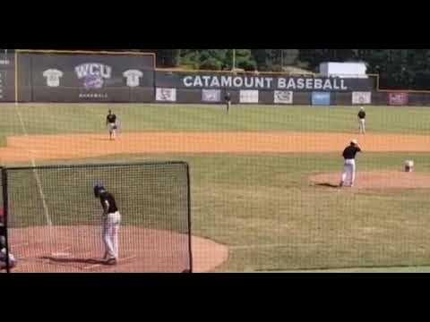 Video of  Pitching highlights at WCU prospect camp