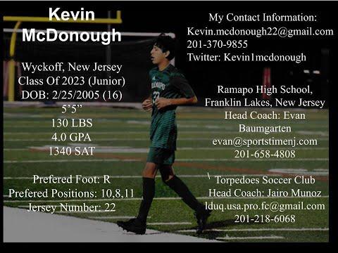 Video of Kevin McDonough 2021 Highlights