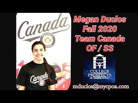 Video of Megan Duclos Fall 2020 Softball Canada Update