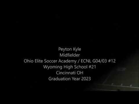 Video of Peyton Kyle Fall 21 Highlights