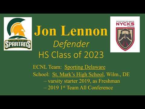 Video of Jon Lennon Defensive Highlights - Class of 2023, GPA: 3.8