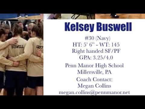 Video of Kelsey Buswell 2019 basketball