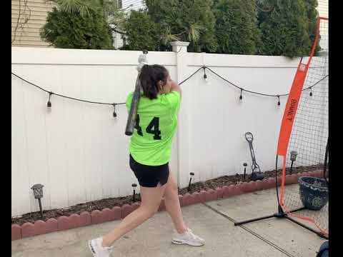 Video of Backyard Batting Practice