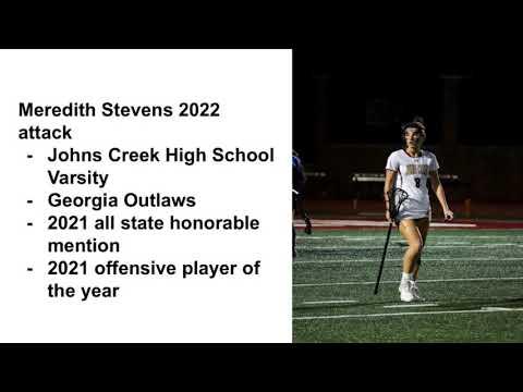 Video of Meredith Stevens 2021 Spring Highlights 