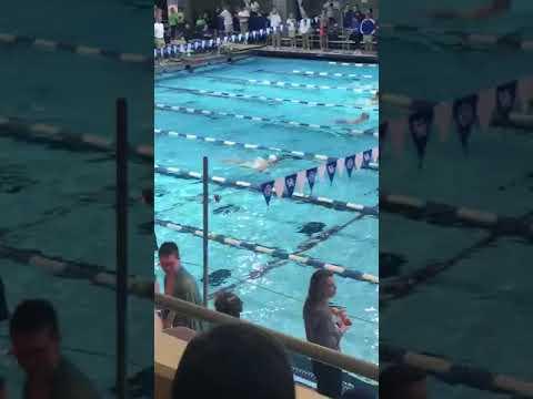 Video of 100 Meter Breast (Lane 3 with White Cap