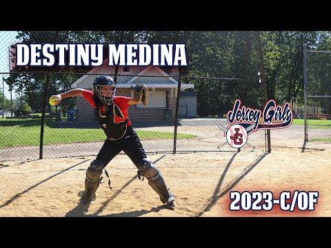 Video of 2023-C/OF Destiny Medina Softball Skills Video 2