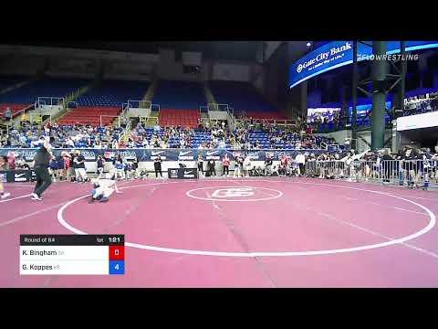 Video of 127 Lbs Round Of 64 - Kylee Bingham, Georgia Vs Gabrielle Koppes, Fargo