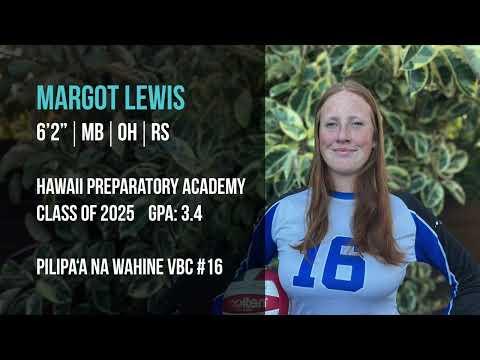 Video of Feb-Mar Highlights - Margot Lewis #16 - Height: 6'2" MB/Pin 