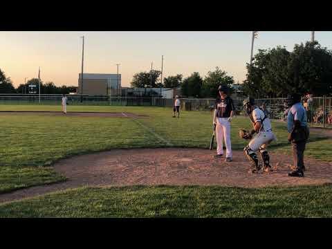 Video of Line drive single to right center