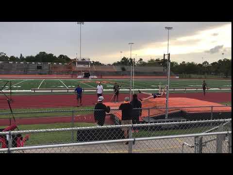 Video of Clearing 11 feet from a 4 step