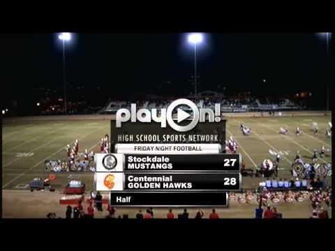 Video of 2012 Full game: Stockdale vs Centennial (161 yds, 3TDs)