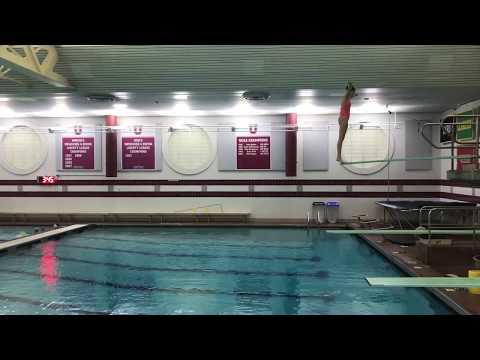 Video of Maya Earleywine dives from 8-10 grades