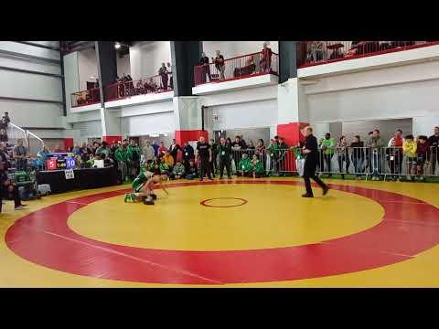 Video of Ofsaa match takedown( 14-6) W