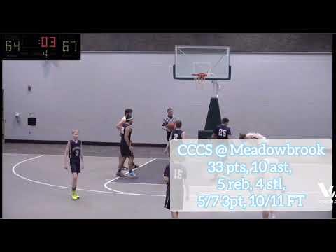 Video of Single Game Highlights- Junior CCCS