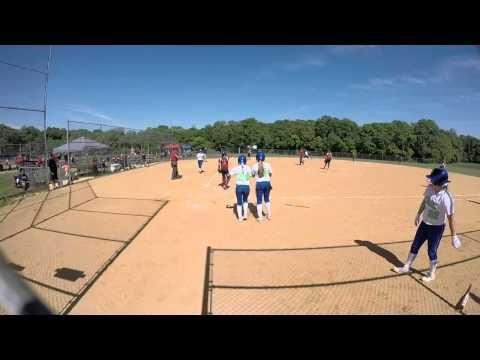 Video of Hannah Goodman #20: Hits a grandslam and a single