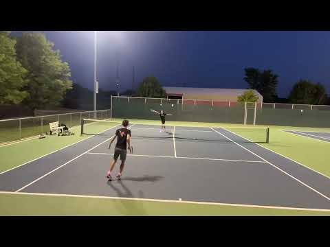 Video of 4 Games Vs. UTR 6.12 Hudson Shaw (I am black shorts)