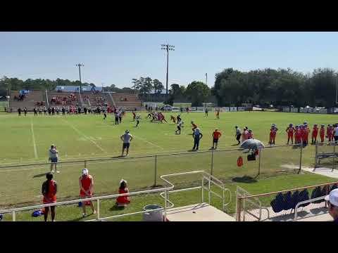 Video of Tricky snap to Luke Hayden punter, but gets it away fall 2023