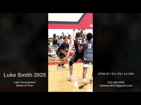 Video of Last AAU game of Year - *Current State of Illinois leading Scorer with 1699 pts going into Senior Year.